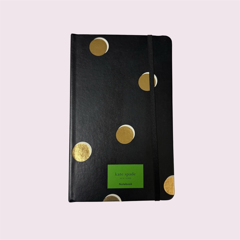 Kate Spade New York Take Note Large Vegan Leather Notebook, Scatter Dot